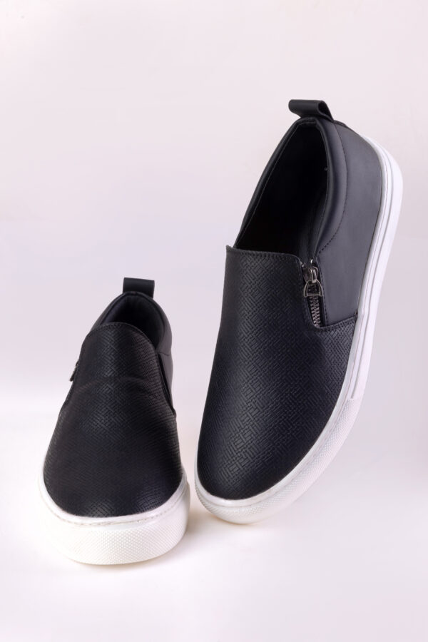Black Slip Sneakers - Image 2