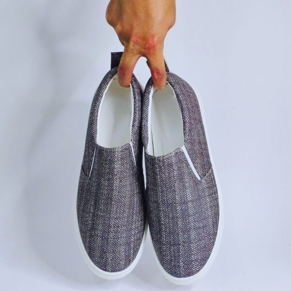 Gray Slip Sneakers - Image 3